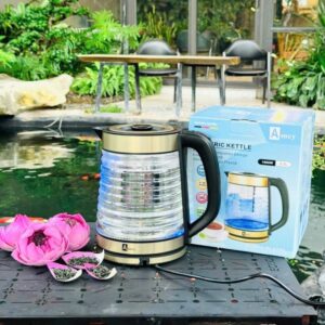Ấm siêu tốc thuỷ tinh có lõi lọc 2.2L Amey PL0290