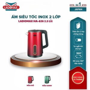 Alternative view of Ấm siêu tốc Ladomax 2.5 Lít HA-826 cao cấp