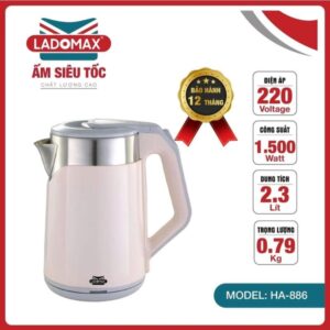 Alternative view of Ấm siêu tốc Ladomax 2.3 Lít HA-886 cao cấp
