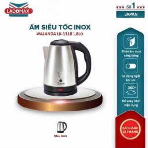 Alternative view of Ấm siêu tốc inxox Malanda Thái lan 1.8 Lít LK-1318