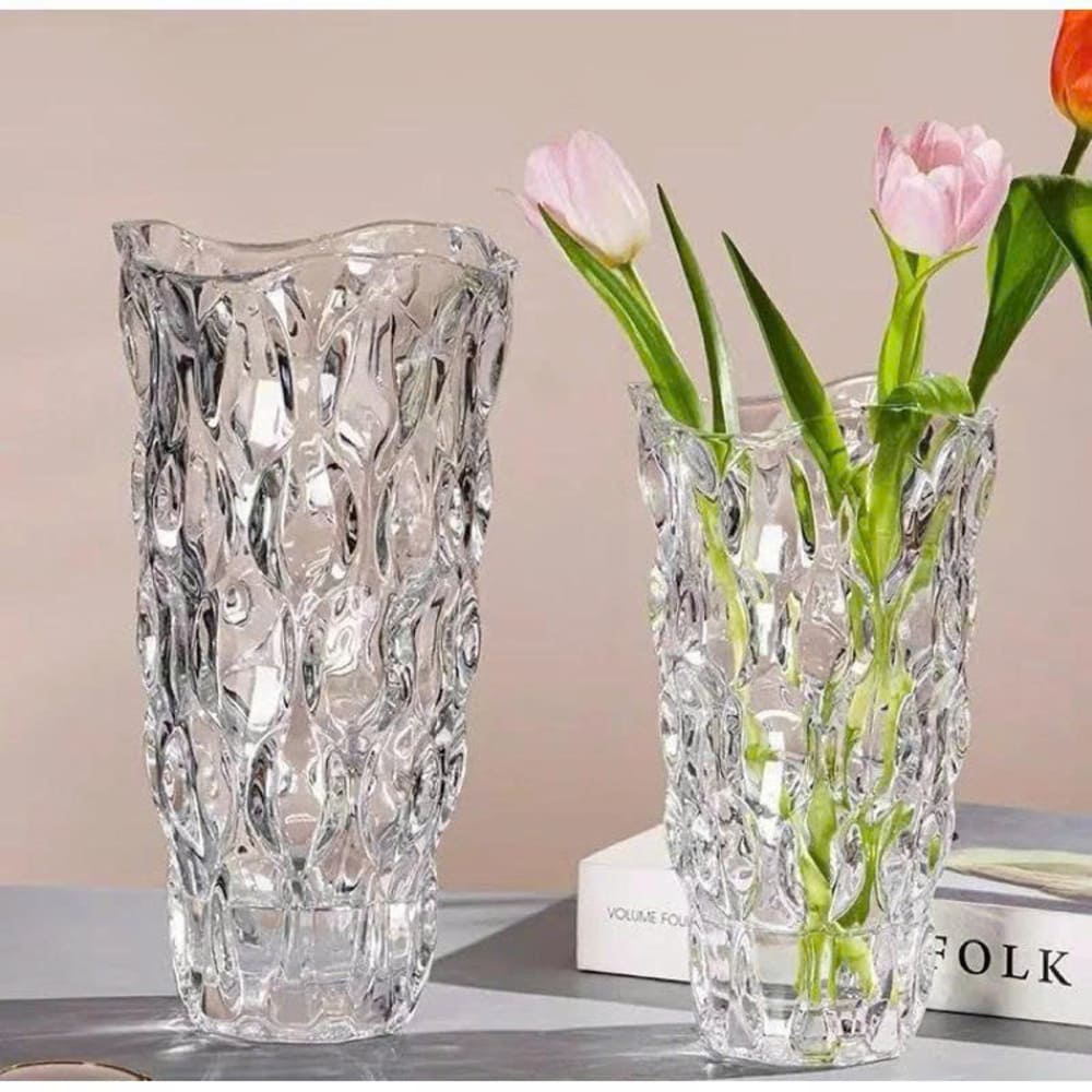 Bình cắm hoa thủy tinh cao cấp 30cm - Ảnh 11