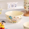 Set 4 bát sứ ăn cơm siêu cute hình hoạt hình size 4.5inch - Ảnh 5