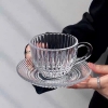 Bộ 6 cốc kèm đĩa có quai cầm uống trà, cafe TCF9003 - Ảnh 5