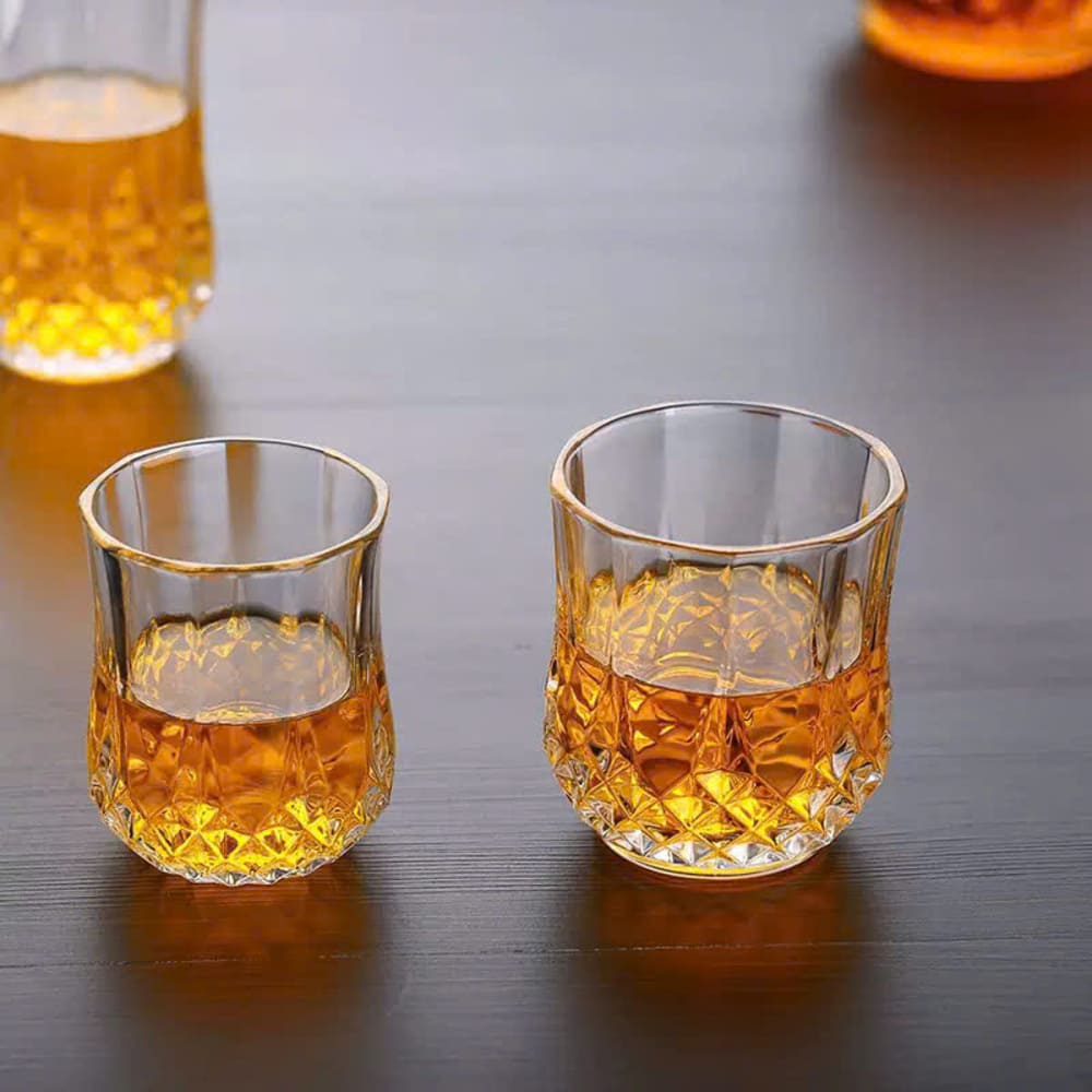 Bộ 6 ly thuỷ tinh kim cương 210ml G0601 - Ảnh 11