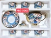 Bộ tách trà hoa văn vàng nhũ hoa cao cấp - Ảnh 6
