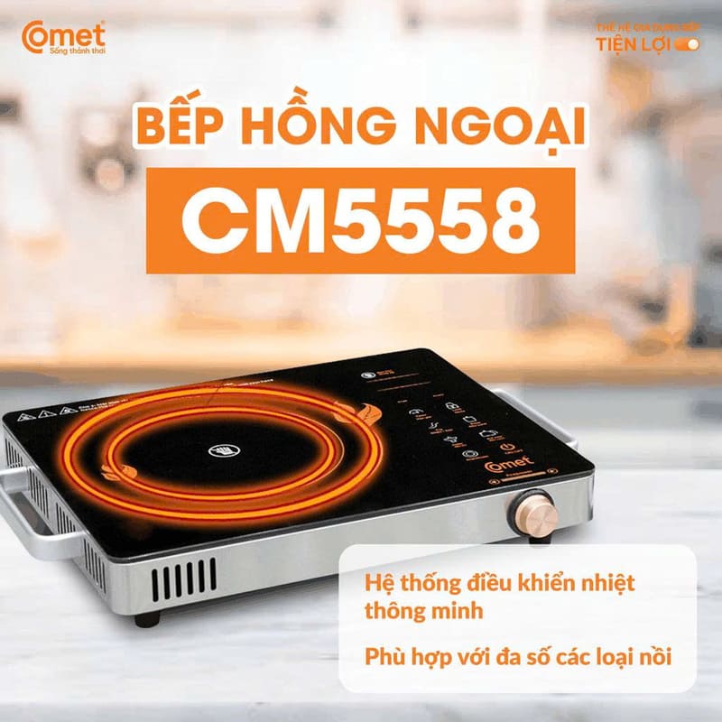 Ấm siêu tốc inox Comet CM8215 1.5L - Ảnh 20
