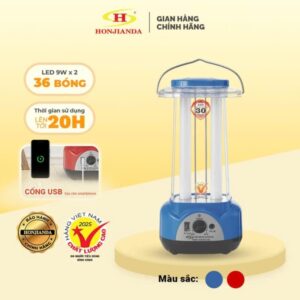 Alternative view of Đèn sạc tích điện đa năng có cổng sạc USB HJD-322 LED