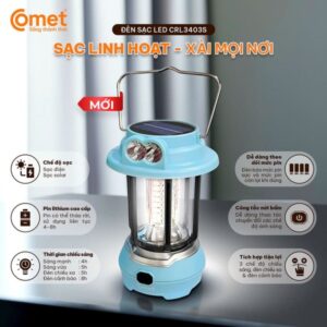 Alternative view of Đèn sạc tích điện đa năng Comet CRL3403S