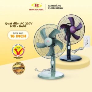 Alternative view of Quạt điện dùng động cơ DC có LED Honjianda HJD B402
