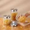 Hũ thuỷ tinh đựng thực phẩm nắp inox vặn tròn 1250ml - Ảnh 5