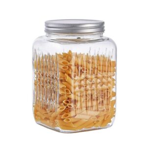 Alternative view of Hũ thủy tinh đựng thực phẩm nắp thiếc vặn tròn 2000ml