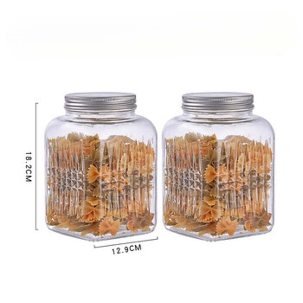 Hũ thủy tinh đựng thực phẩm nắp thiếc vặn tròn 2000ml - Ảnh 12