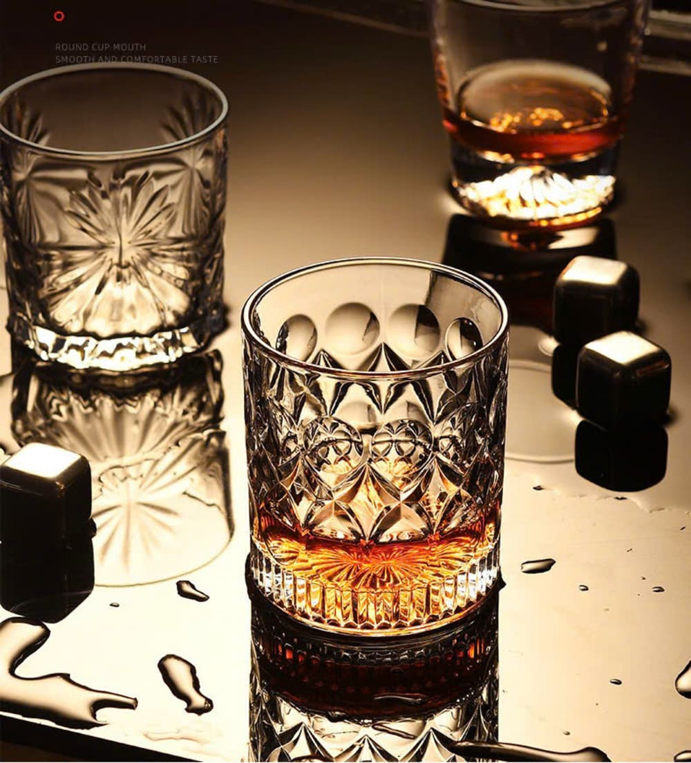 Bộ 6 ly thuỷ tinh Rocks Whisky 300ml Deli cao cấp K3326AC - Ảnh 11