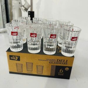 Alternative view of Hộp 12 cái ly thuỷ tinh uống rượu 20ml Deli Y6005