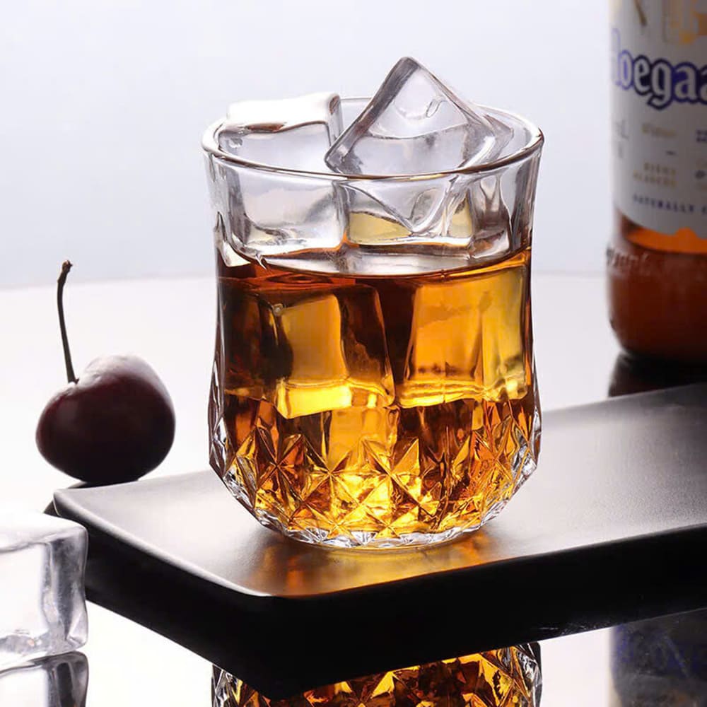 Bộ 6 ly thuỷ tinh Deli Whisky vân kim cương 220ml KB048-2 - Ảnh 12