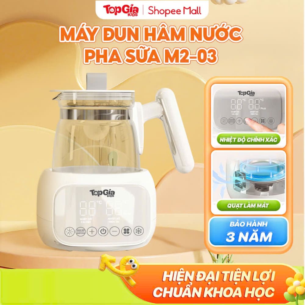Máy đun hâm pha sữa Topgiakids M2-03 - Ảnh 9