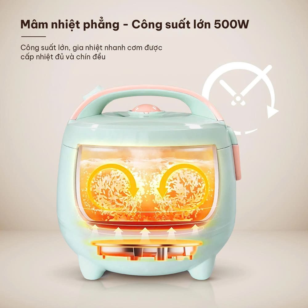 Nồi cơm điện nắp gài Comet CM8002 1.2L - Ảnh 11
