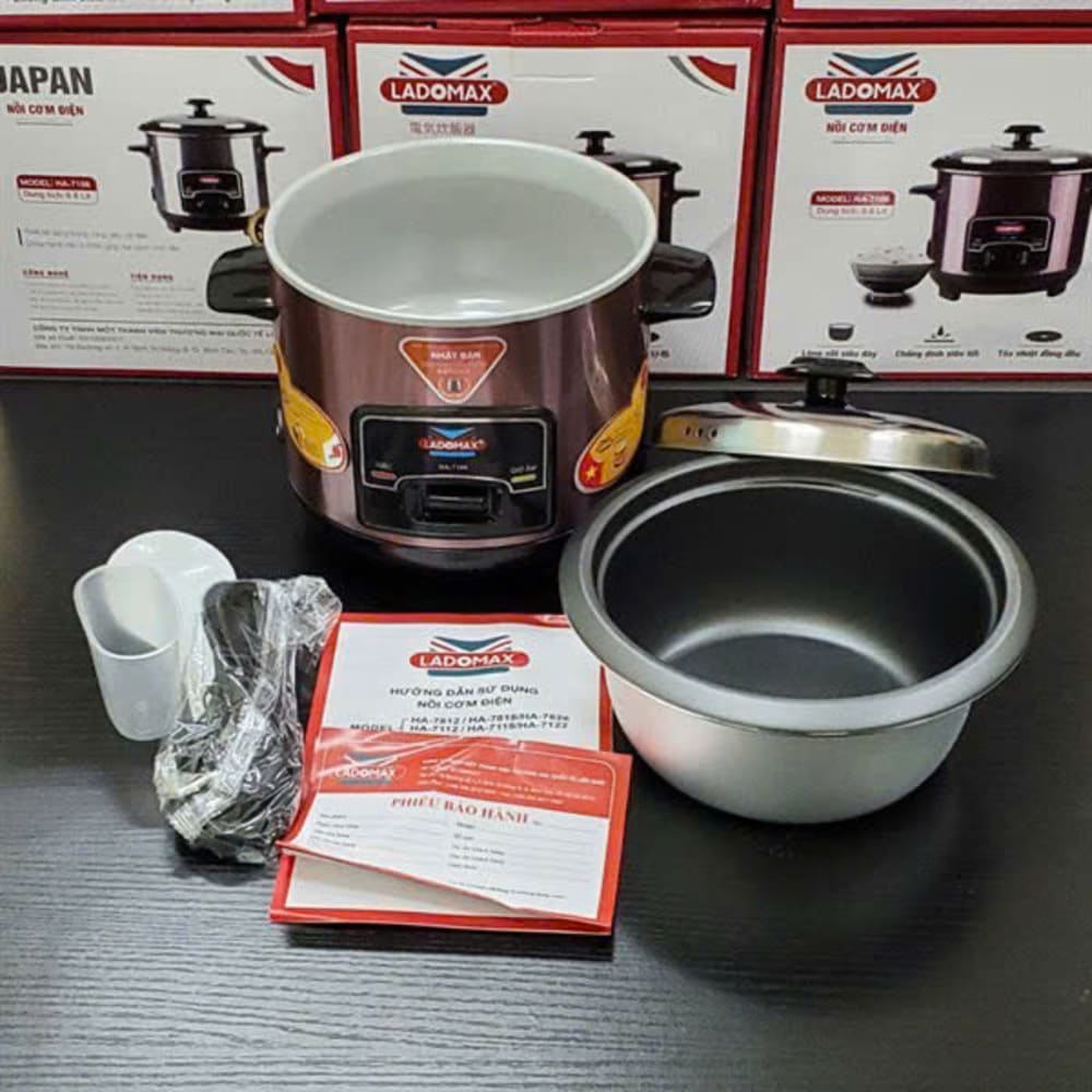 Nồi cơm điện nắp rời Ladomax 1.8 Lít HA-7118 - Ảnh 12