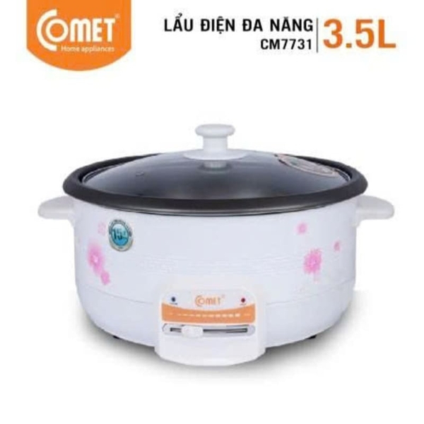 Nồi lẩu điện đa năng Comet CM7731 3.5L - Ảnh 2