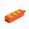 Ổ cắm điện màu cam chịu nhiệt 3 ổ cắm HJD CN3D-4000W - Ảnh 5