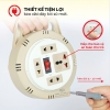 Ổ cắm điện tròn quay tay kéo dây 5m HJD 082-10A - Ảnh 6