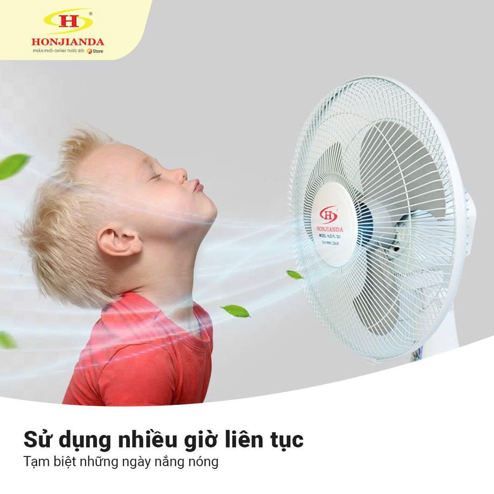 Quạt sạc tích điện Honjianda HJD-FL301 loại 1 bình - Ảnh 11
