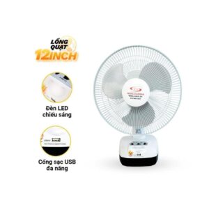 Quạt sạc tích điện Honjianda HJD-FL301 loại 1 bình