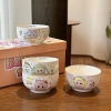 Set 4 bát sứ ăn cơm siêu cute hình hoạt hình size 4.5inch - Ảnh 8